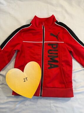 Puma -  full zip toddler sports jacket. Size 2
